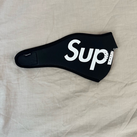 Supreme Black Neoprene Facemask FW14 - Picture 1 of 6